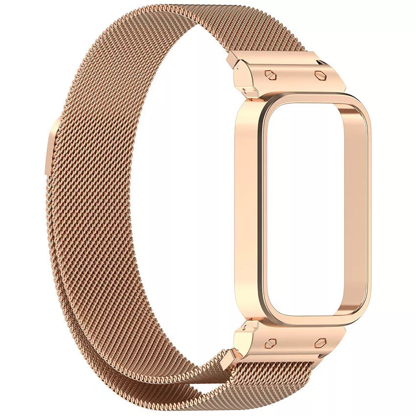Xiaomi Smart Band 9 Active Milanese-Armband (Rosé Gold)