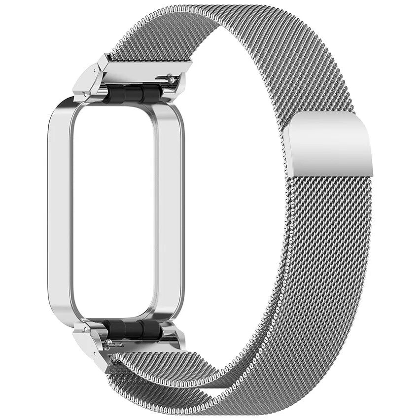 Xiaomi Smart Band 9 Active Milanese-Armband (Silber)