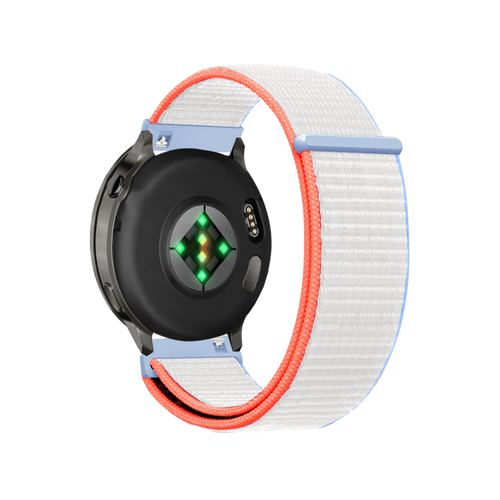 Bandz Garmin Forerunner 265s Nylon Loop Strap (Milk White)
