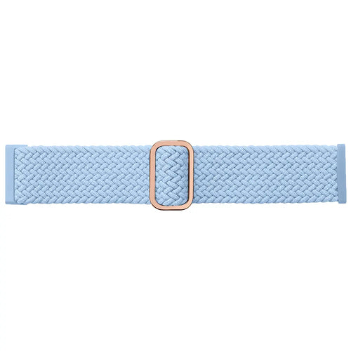 Fitbit Sense 2 verstellbares gewebtes Armband (Hellblau)