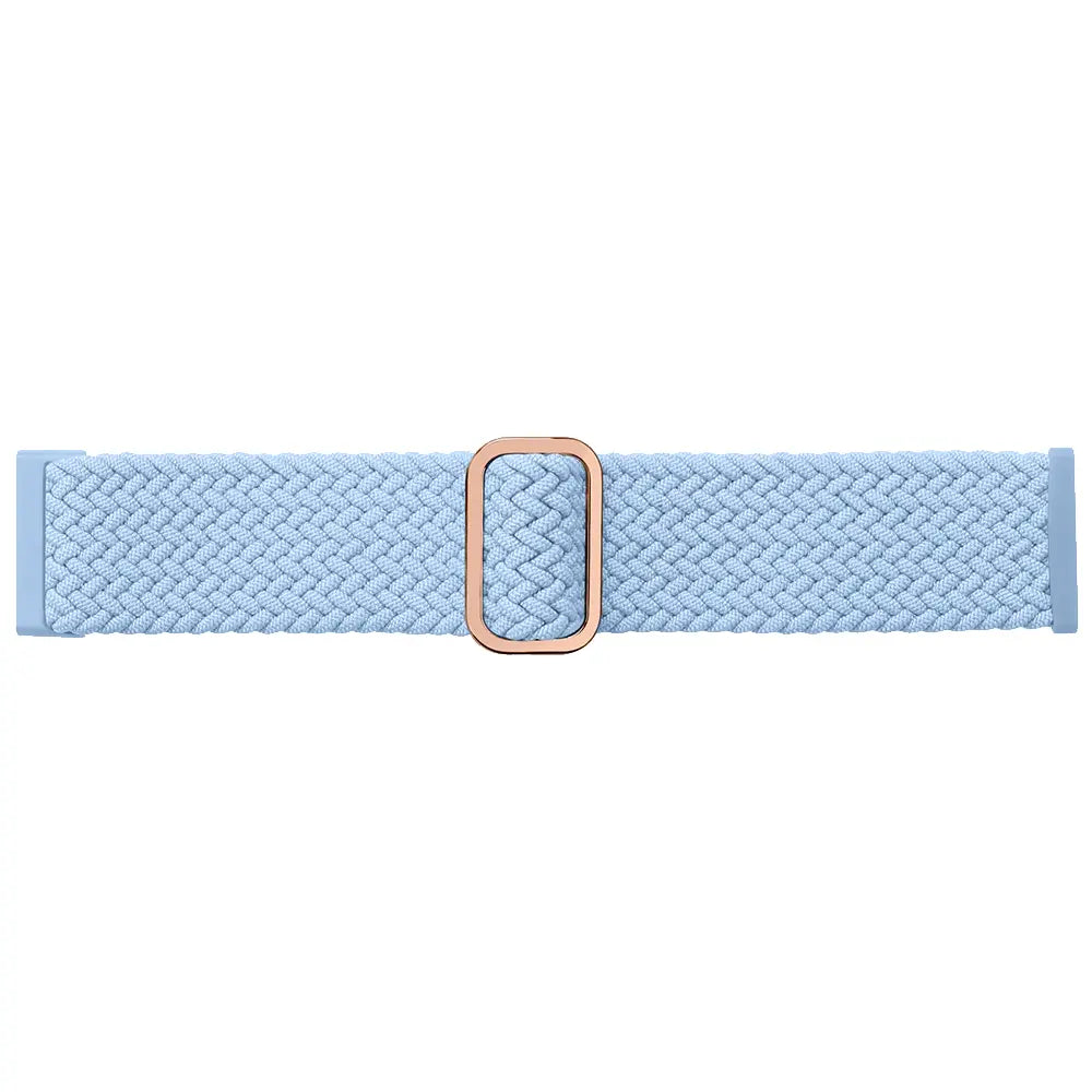 Fitbit Sense 2 verstellbares gewebtes Armband (Hellblau)