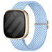 Fitbit Sense 2 verstellbares gewebtes Armband (Hellblau)