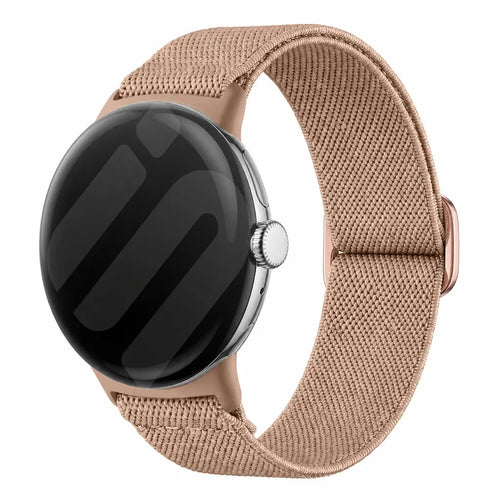 Google Pixel Watch 4 - 41mm Elastisches Armband (Rosa)