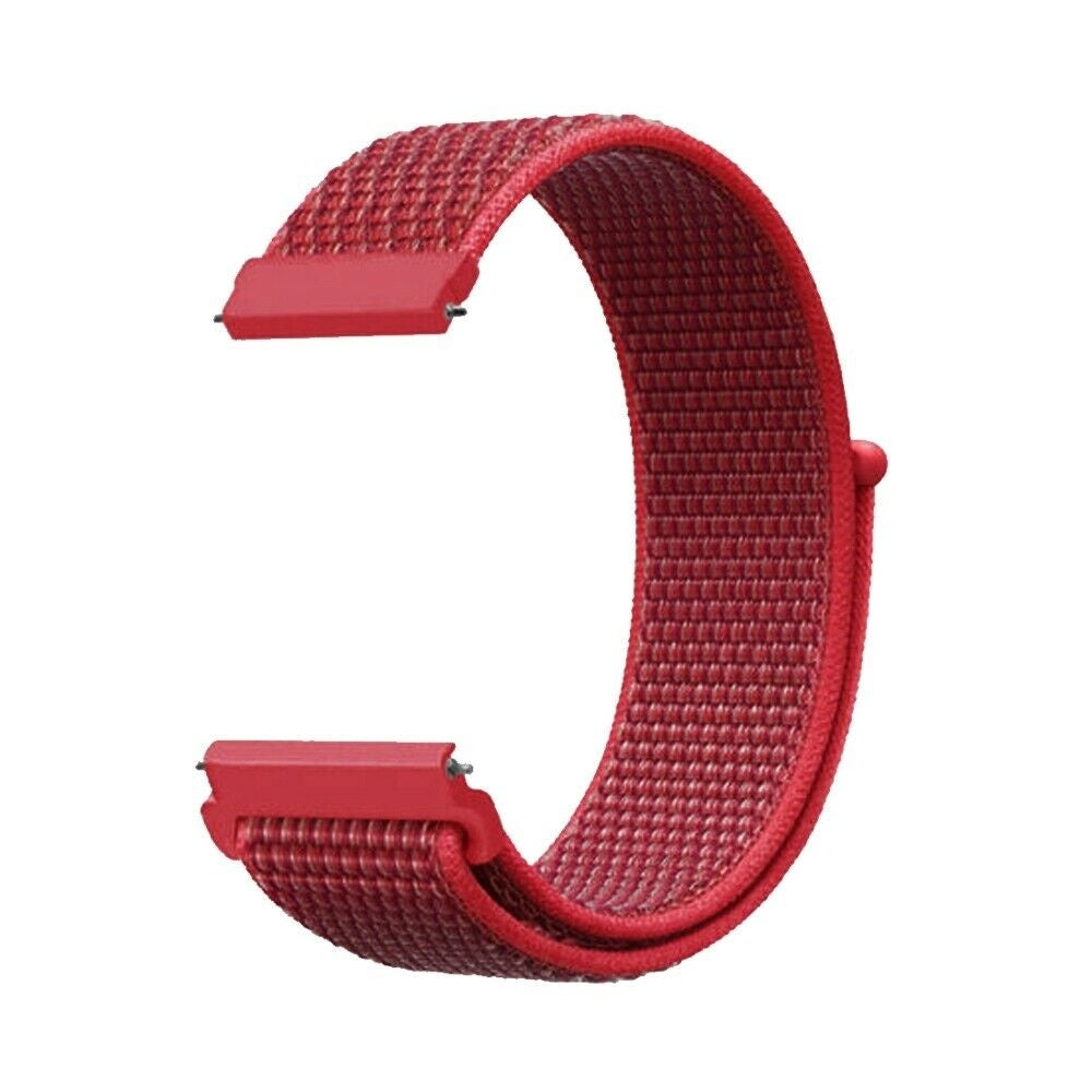 Withings Steel HR Sport Nylonarmband (Dunkel Rot)