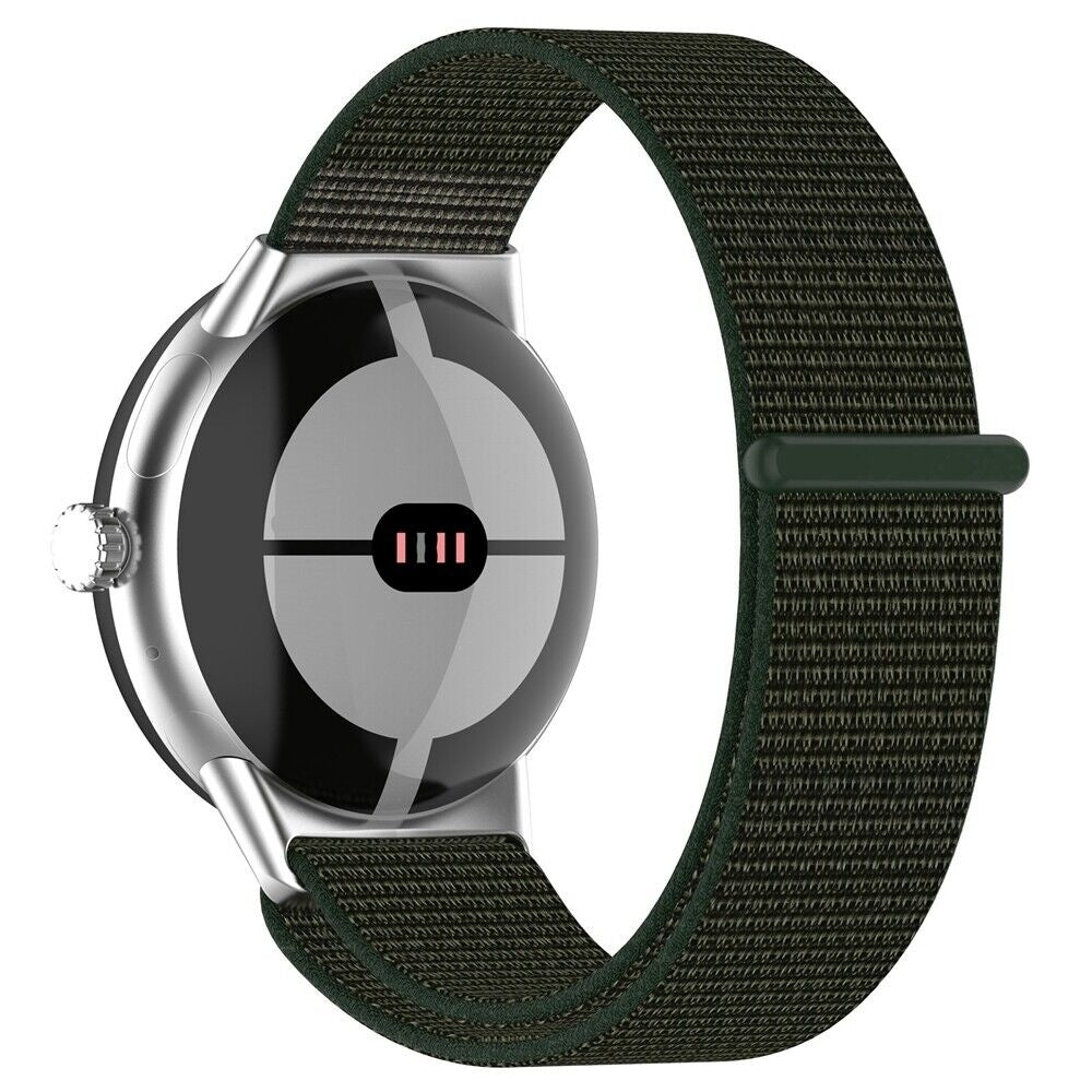 Google Pixel Watch 4 - 41mm Nylonarmband (Grün)