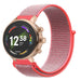 Fossil Gen 6 (42 mm) Nylonarmband (Rosa/Rot)