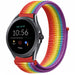 Fossil Gen 5e - 44mm Nylonarmband (Regenbogen)