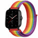 Amazfit GTS 2 Nylonarmband (Regenbogen)