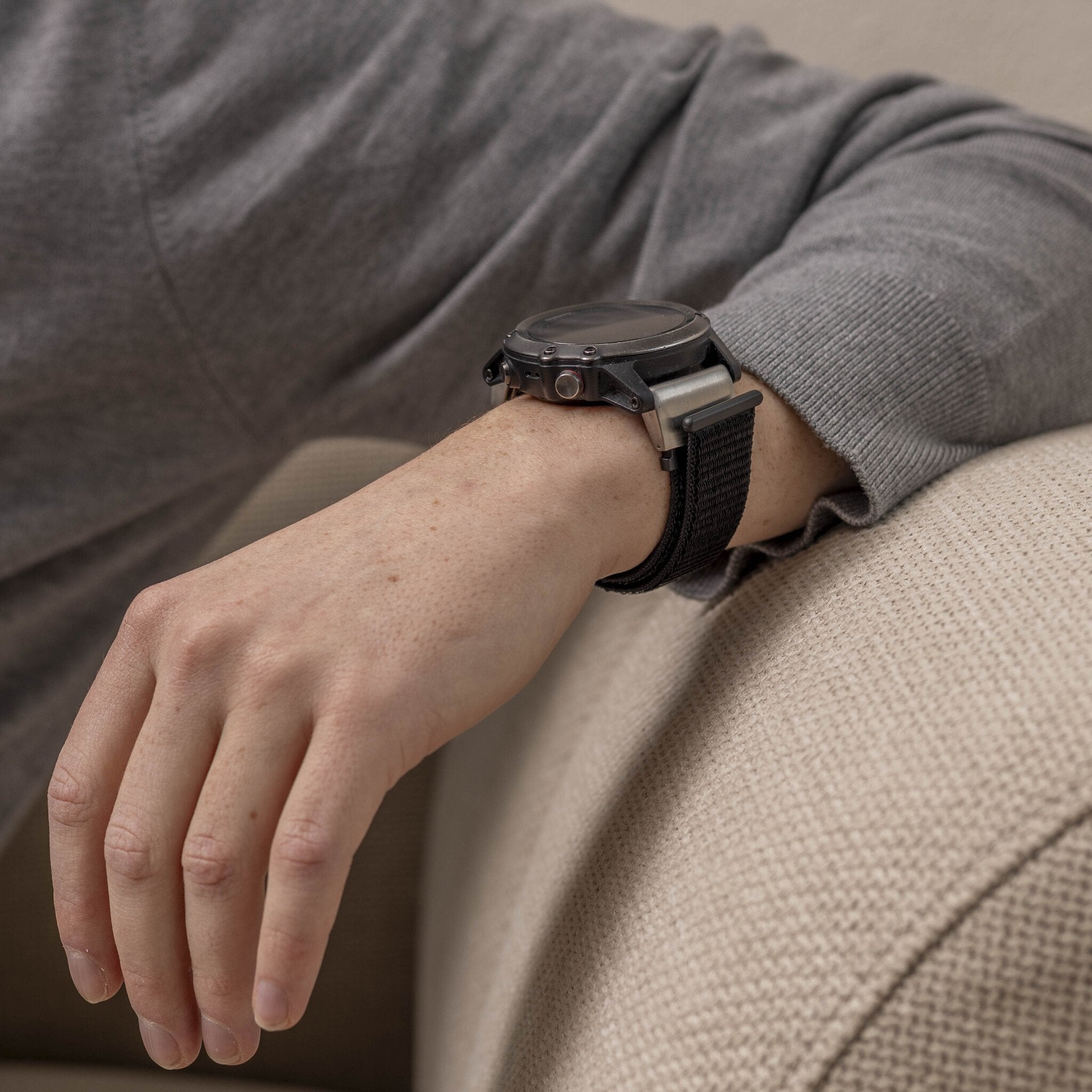 Garmin Descent MK2(i) Nylonarmband (Schwarz)