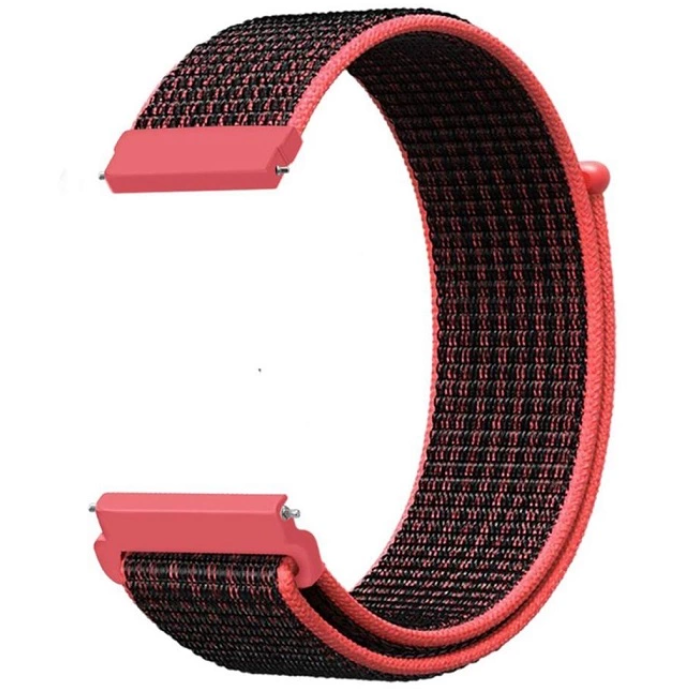 Suunto Run Nylon Strap (Black/Coral)