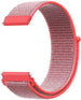 Uhrenarmband 18mm Nylon - Schnellverschluss (Rosa/Rot)