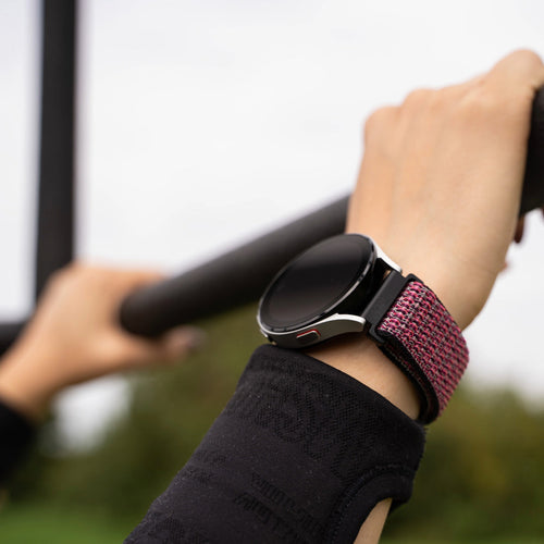 Withings ScanWatch Nova Nylonarmband (True Berry)