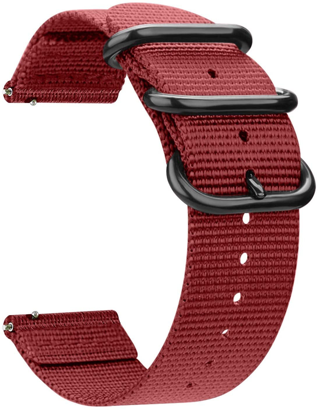 Withings Steel HR Sport Nylon Buckle Strap (Red)