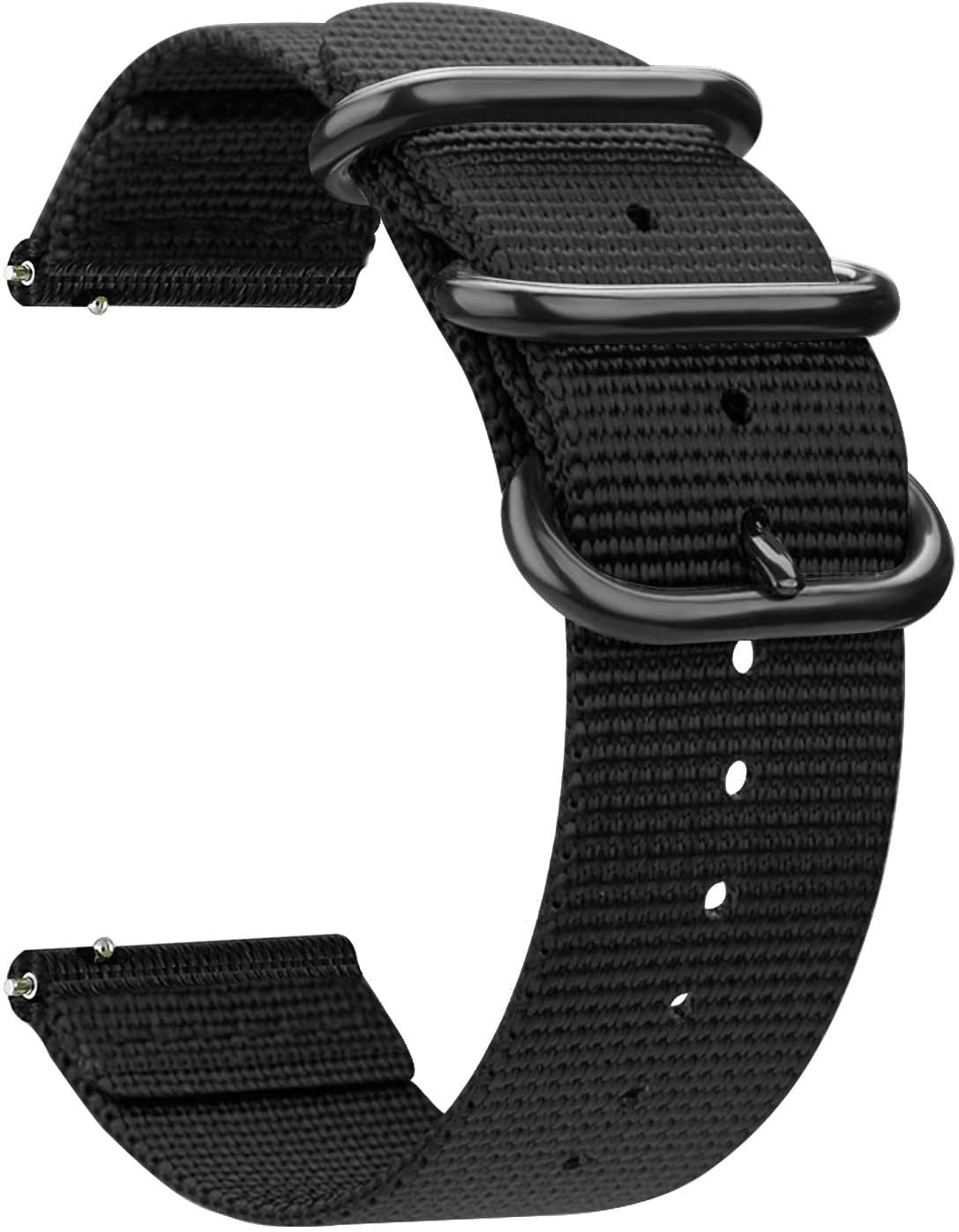 Amazfit GTS 4 Schnalle Nylonarmband (Schwarz)