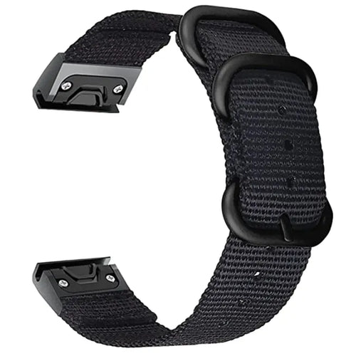 Garmin Approach S60 Nylonarmband mit Schnalle (Schwarz)