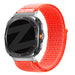 Bandz Samsung Galaxy Watch Ultra Nylon Loop Armband (Orange)