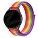 Bandz Samsung Galaxy Watch 3 41mm Nylon Strap 'Classic' (Rainbow)
