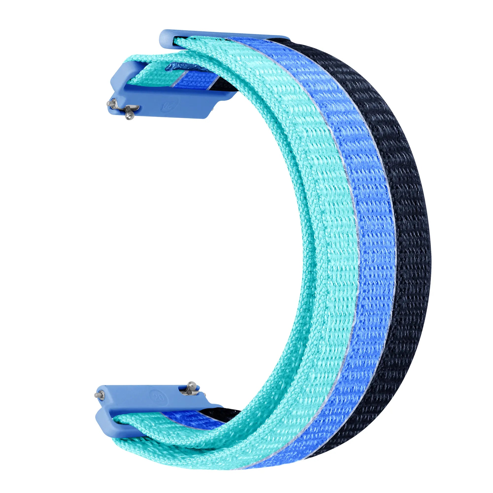 Garmin Bounce 2 Triple Nylon Strap (Blue Mix)