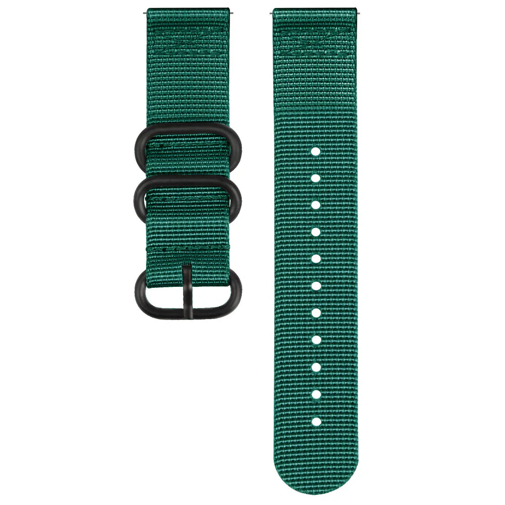 Withings Steel HR - 40mm Nylon Buckle Strap (Dark Green)