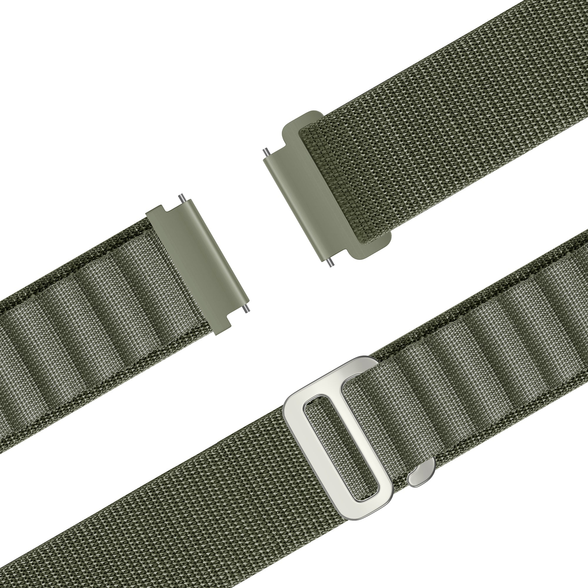 Bandz OnePlus Watch Lite Alpine Nylonarmband (Olive)
