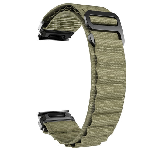 Garmin Tactix 7 Pro Alpine Armband (Olivgrün)