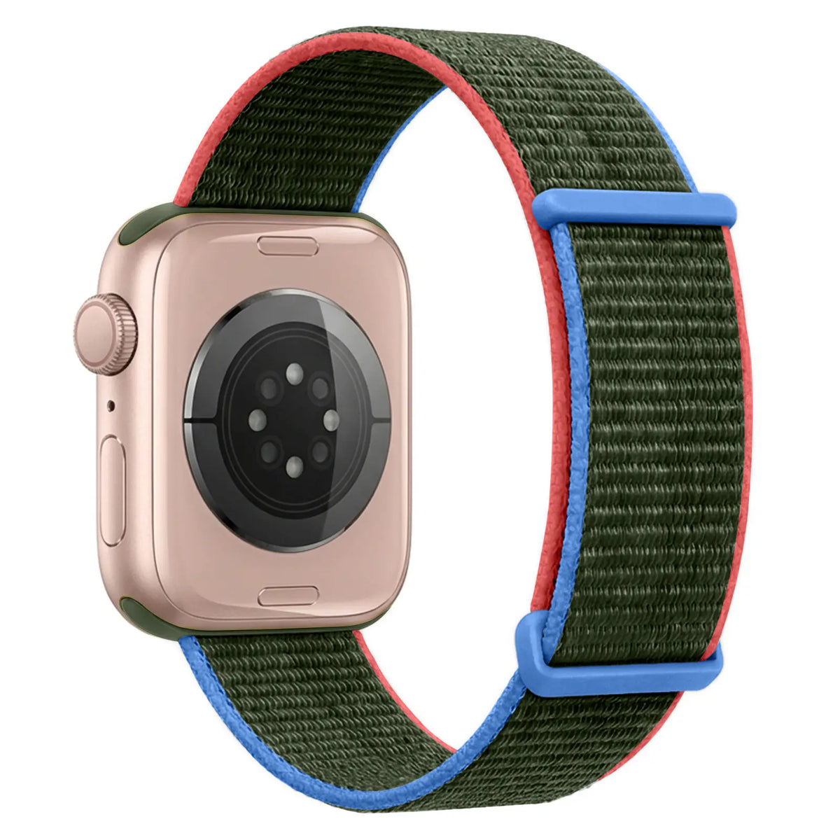 Apple Watch Nylon Loop Armband (Olivgrün)