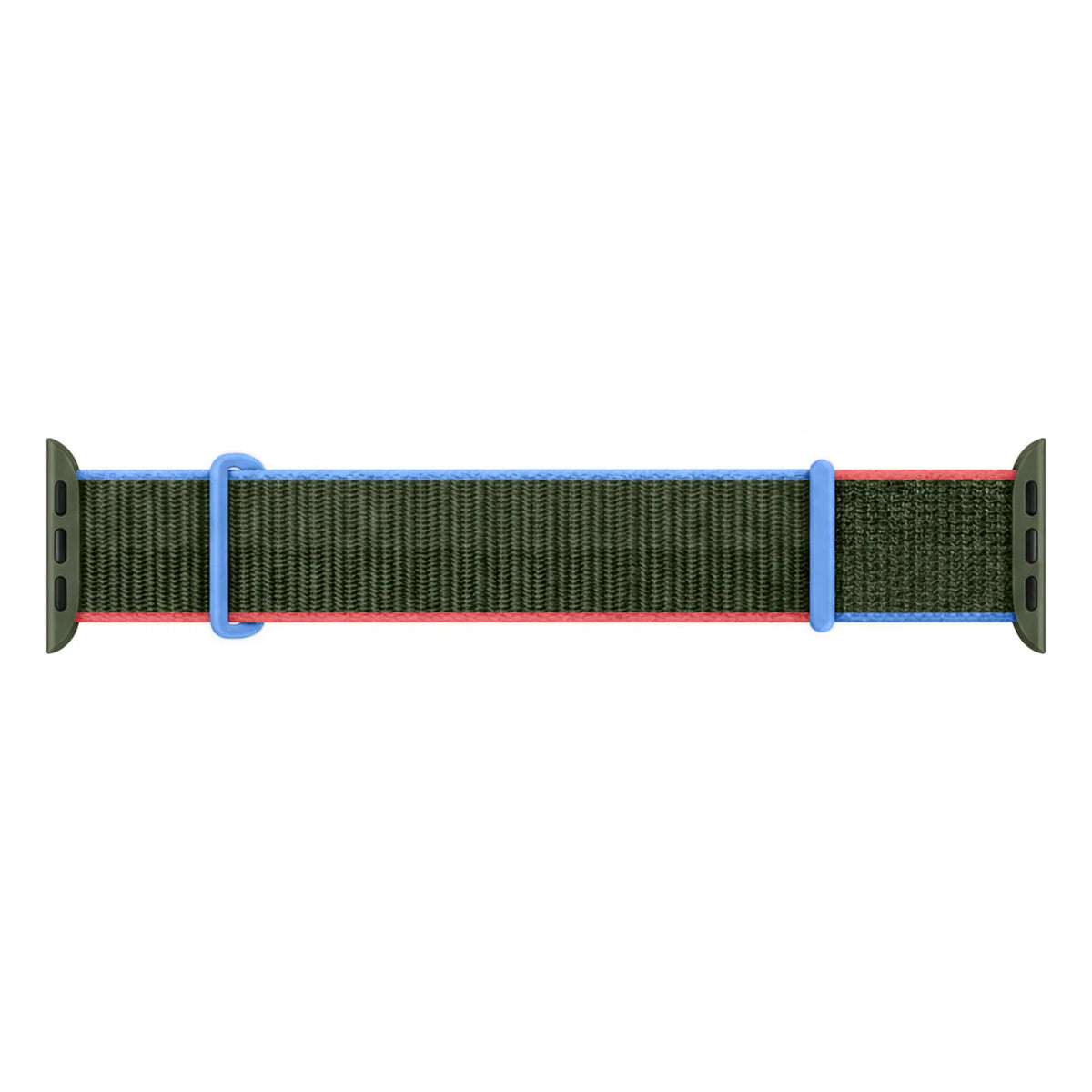 Apple Watch Nylon Loop Armband (Olivgrün)