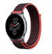 OnePlus Watch Nylonarmband (Schwarz/Rot)