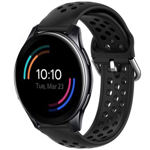 oneplus-watch-siliconen-bandje-zwart