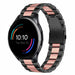 OnePlus Watch Stahlarmband (Schwarz/Rosa)