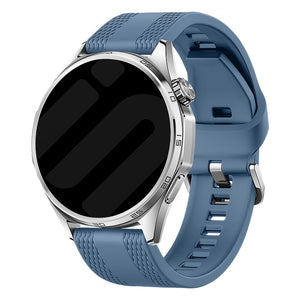 ICE Smart 2.0 Rectangular 1.96 One Push Silicone Strap (Grey-Blue)