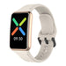 Oppo Watch Free Silikonarmband (Sandweiß)