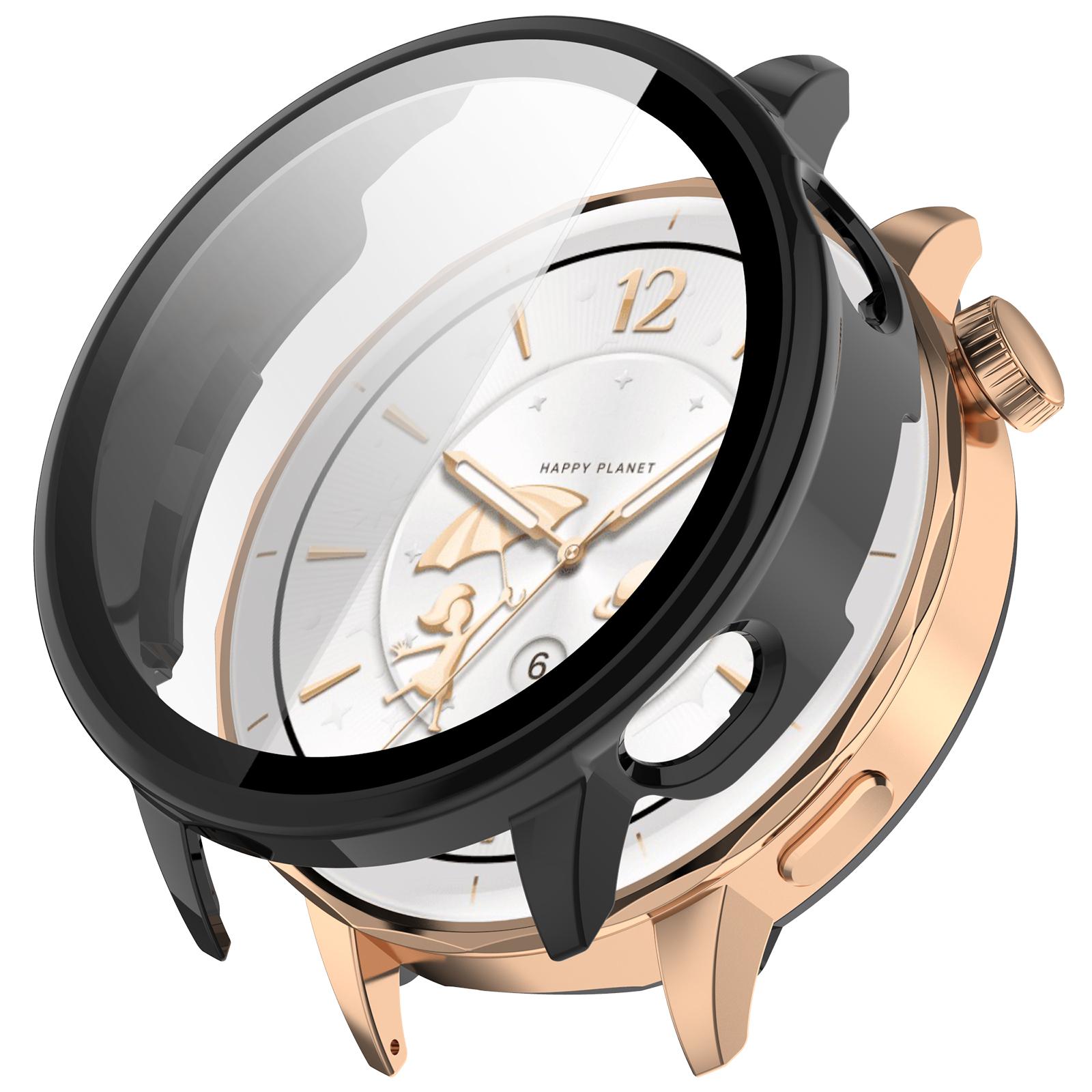 OnePlus Watch 3 – 43 mm Hartschalenhülle mit Glas (Schwarz)