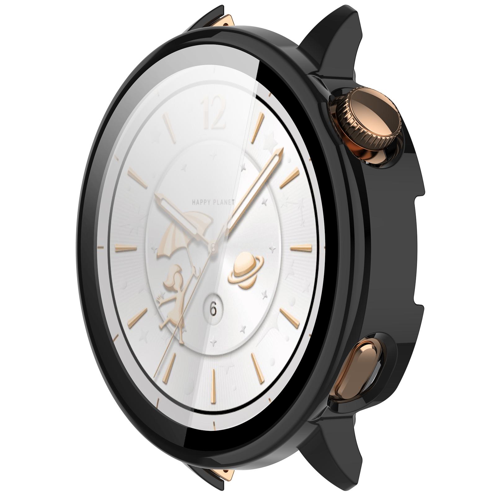 OnePlus Watch 3 – 43 mm Hartschalenhülle mit Glas (Schwarz)