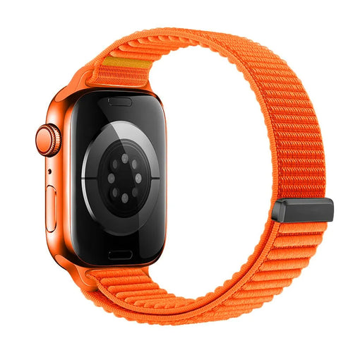 Strap-it Apple Watch Wave Nylonarmband (Orange)