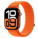 Strap-it Apple Watch Wave Nylonarmband (Orange)