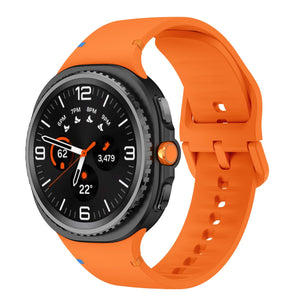 Samsung Galaxy Watch 8 - 44mm Silikonarmband (Orange)