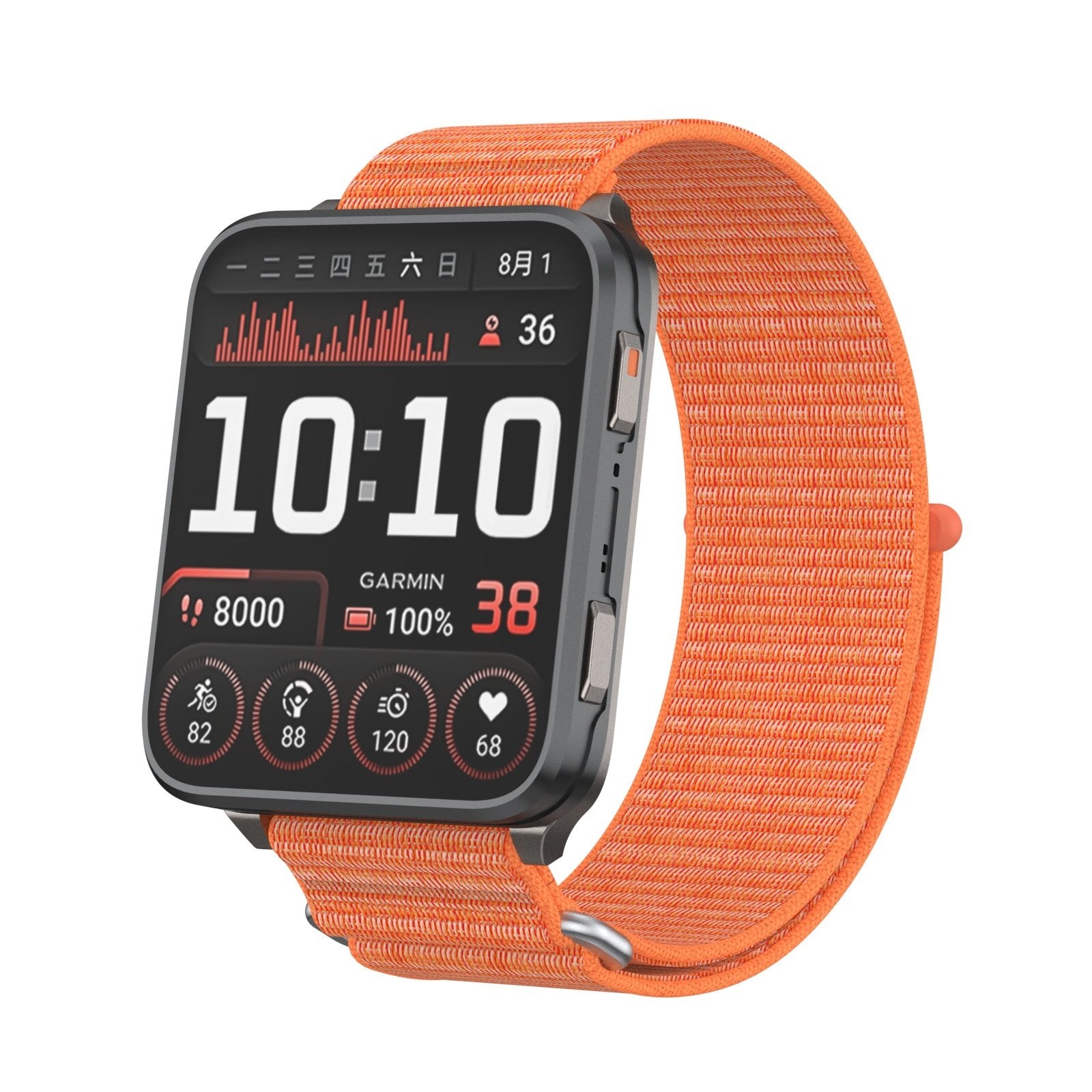 Garmin Venu X1 Nylon Strap (Orange)