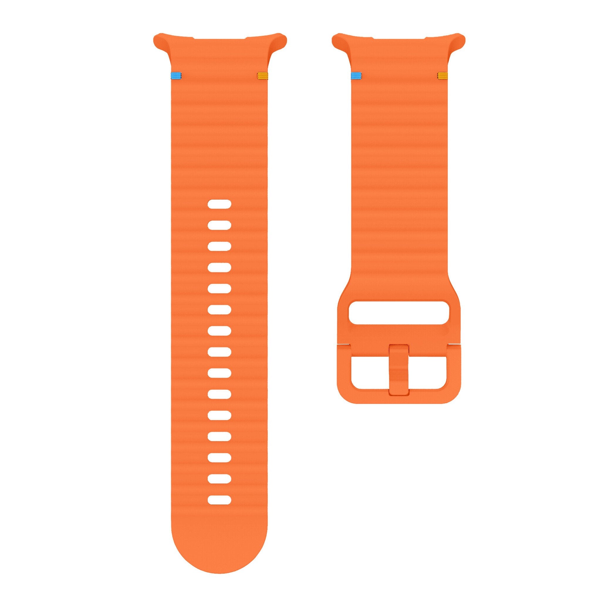 Samsung Galaxy Watch Ultra Wave Silicone Strap (Orange)