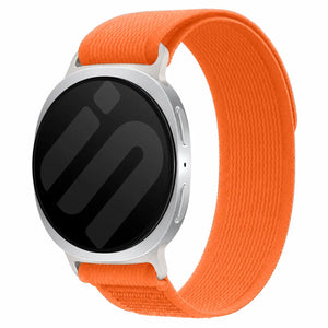 Samsung Galaxy Watch 8 - 44mm Trail Nylonarmband (Orange)