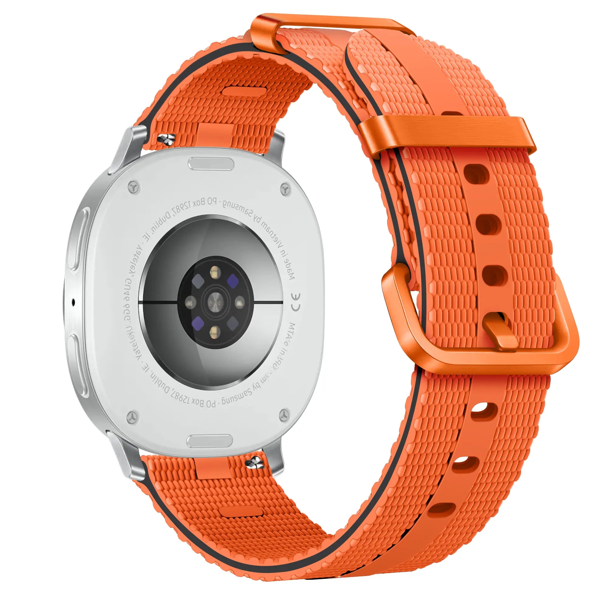 Samsung Galaxy Watch 8 - 40mm Silikon Active Armband (Orange)