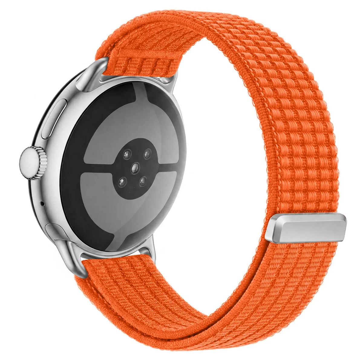 Google Pixel Watch 5 - 45mm Ultradünnes Nylonband (Orange)