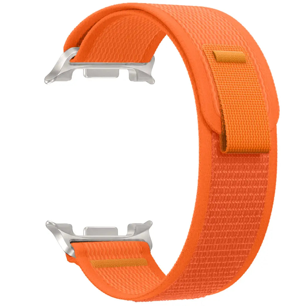 Samsung Galaxy Watch 8 - 44mm Trail Nylonarmband (Orange)