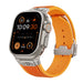 Apple Watch Liquid Elastisches Silikonband (Orange)