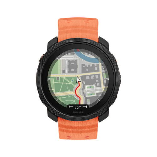 Polar Grit X Pro Silicone Grain Strap (Orange)
