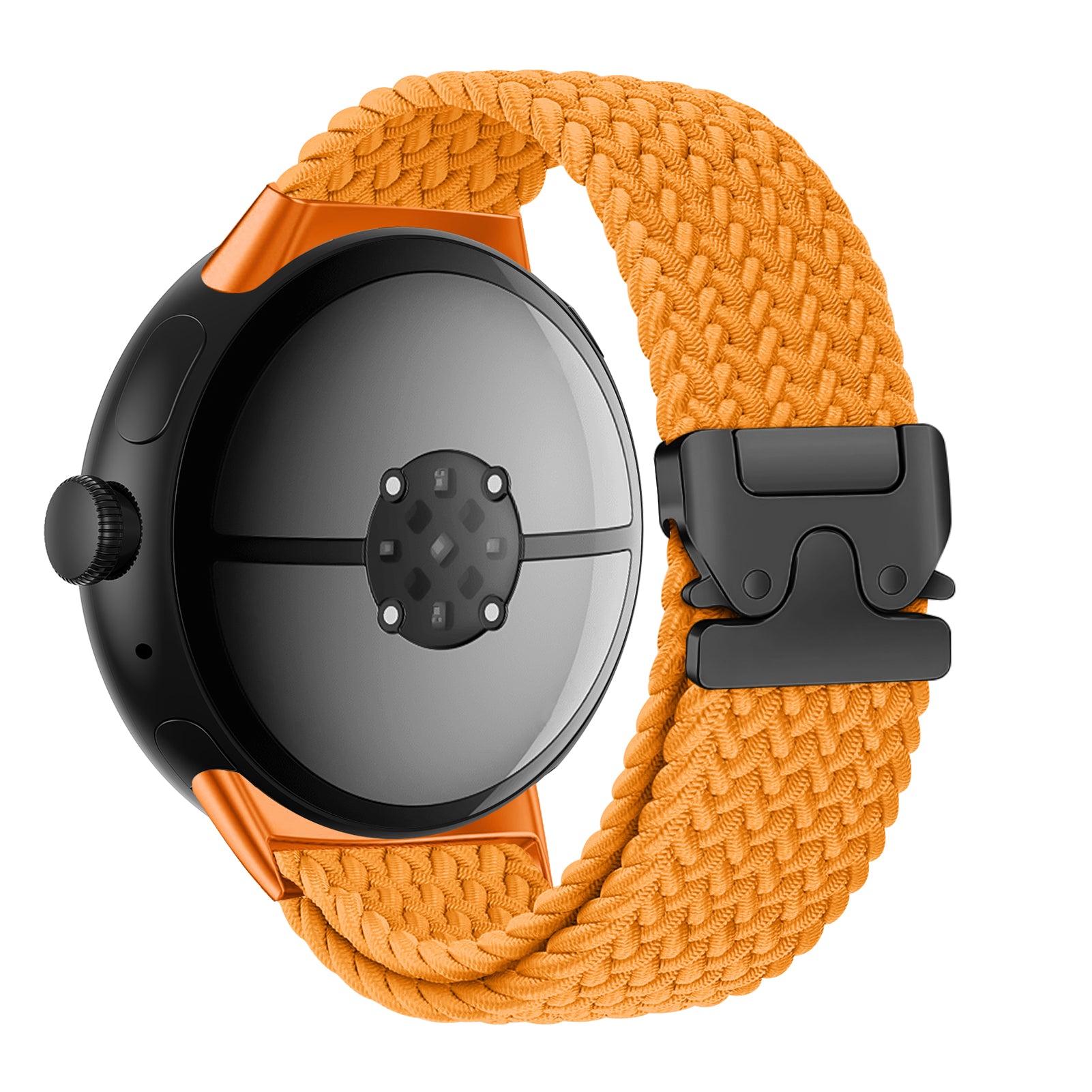 Google Pixel Watch 3 - 45mm Geflochtenes Armband mit P-Schnalle (Orange)