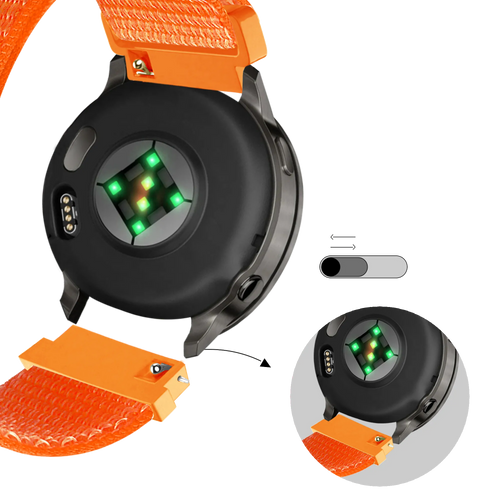 Bandz Garmin D2 Air X15 Nylon Loop Strap (Orange)