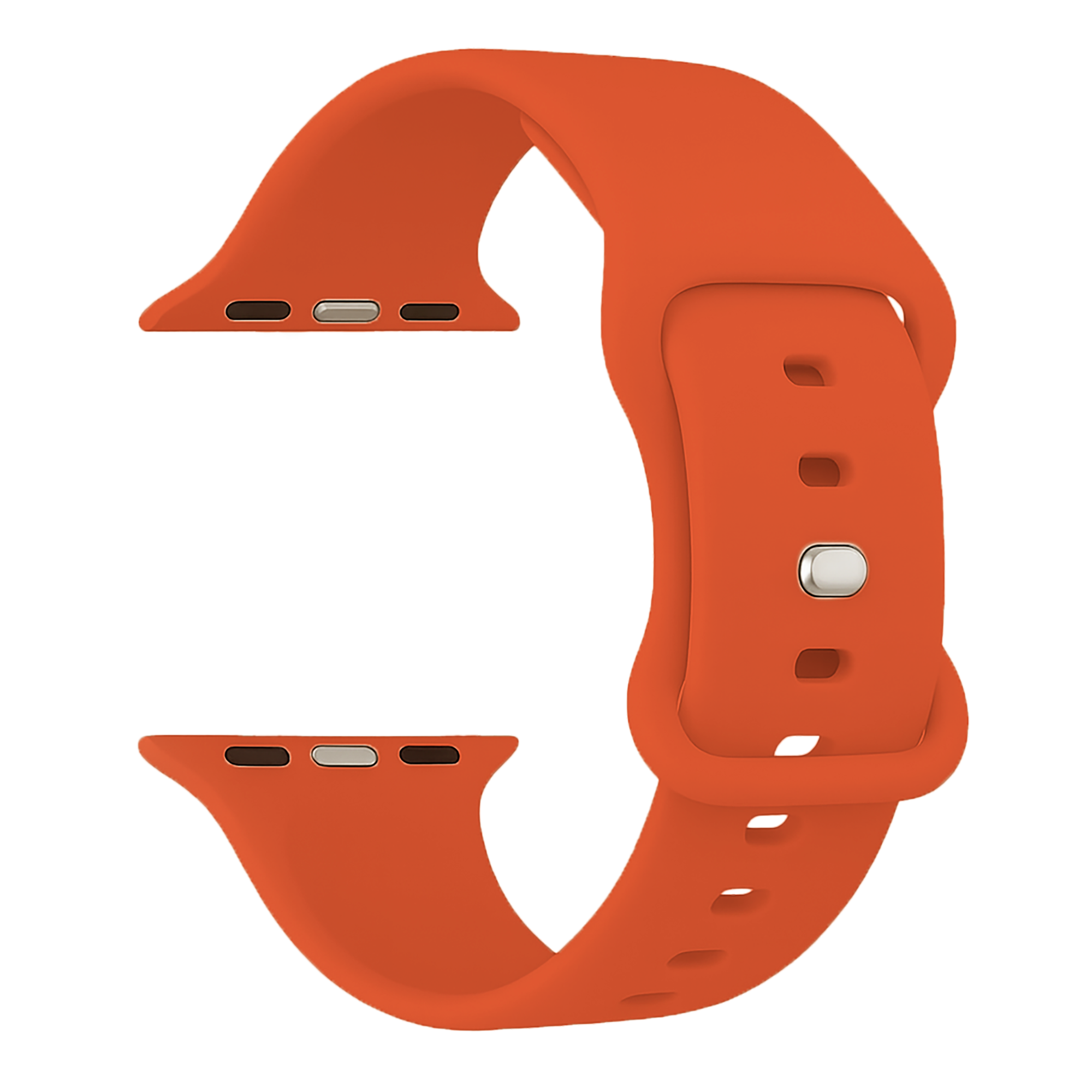 Apple Watch Klassisches Silikonarmband (Orange)
