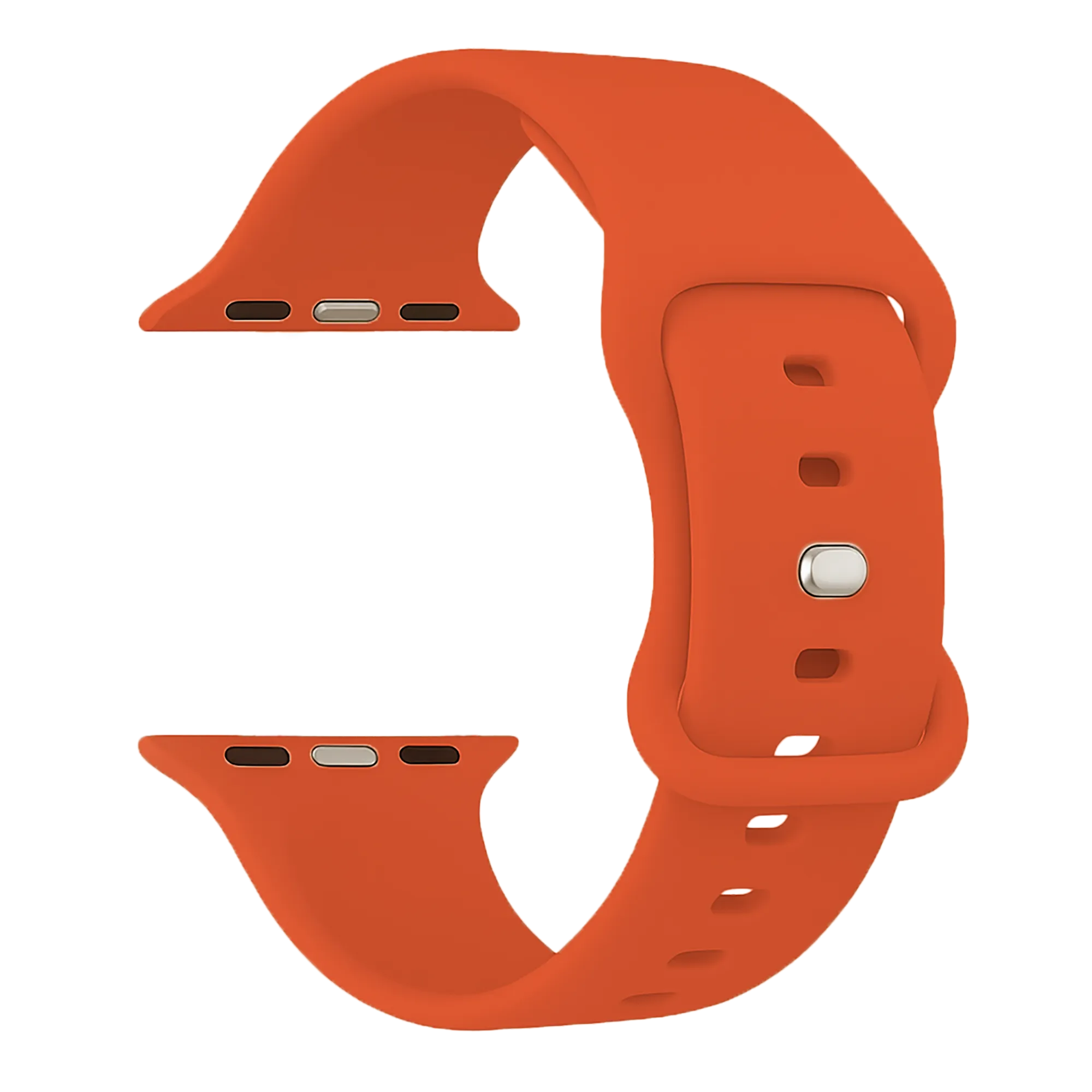 Apple Watch Klassisches Silikonarmband (Orange)
