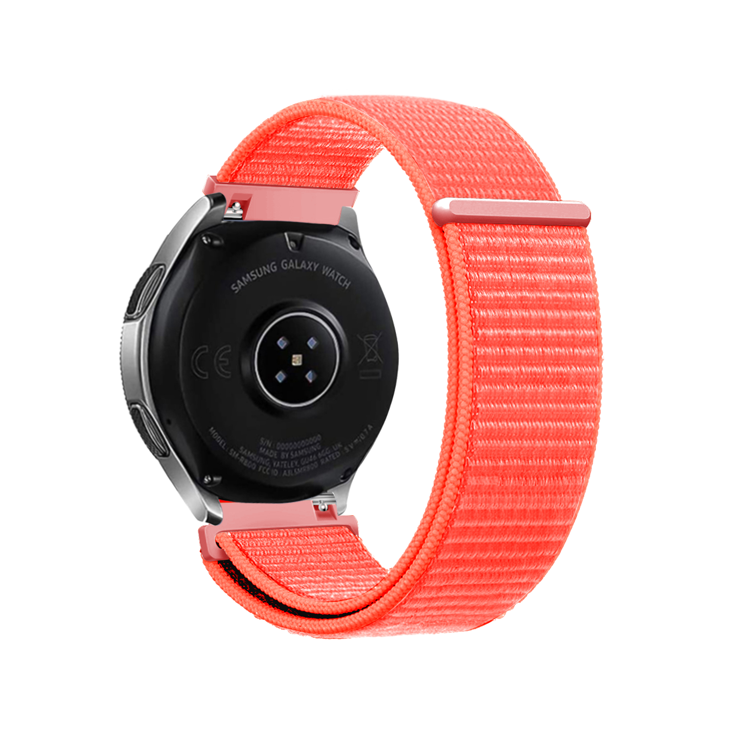 Huawei Watch 5 - 46mm Nylonarmband (Orange/Rot)